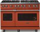 Viking® 5 Series 48" Spiced Cider Pro Style Gas (LP) Range with Polished Chrome Trim-3