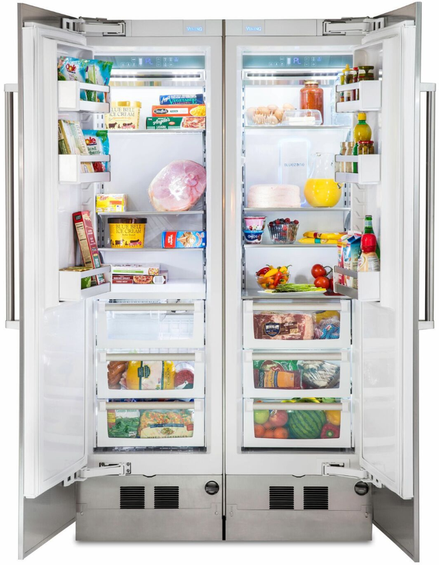 Viking® 7 Series 12.9 Cu. Ft. Stainless Steel Column Refrigerator-1