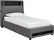 Signature Design by Ashley® Cayberry Gray Twin Upholstered Panel Bed-0