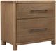 Modus Furniture Hollis Cabin Glow 2-Drawer Nightstand-0