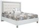 Michael Amini® Sky Tower Cloud White Upholstered California King Panel Bed-0
