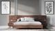VIG Furniture Nova Domus Brooklyn Brown/Chrome Eastern King Panel Bed-1