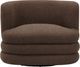 TOV Furniture Astor Brown Swivel Hotel Lounge Chair-3