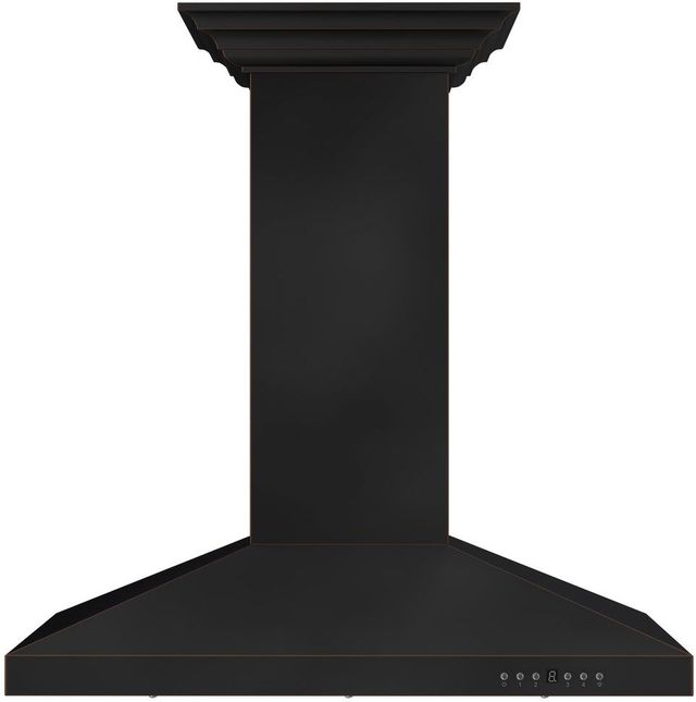 ZLINE 36" Oil-Rubbed Bronze Island Mount Range Hood-0