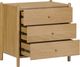 Moe's Home Collection Billy Natural 3-Drawer Nightstand -1