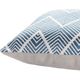 Surya Kanga Dark Blue 18"x18" Toss Pillow with Polyester Insert-1