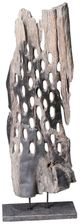 Moe's Home Collection Wood Abstract Art Weathered Gray Sculpture-0