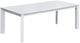 Intercon Alexa White Aluminum/Stone Outdoor Dining Table-0