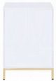 ACME Furniture Ottey White High Gloss/Gold Office Cabinet-5