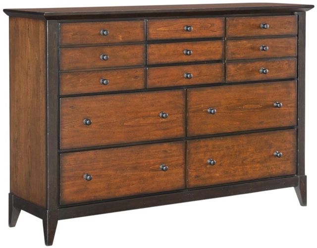 white christmas dresses Bow Front 6-Drawer Dresser main image 0