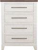International Furniture Direct Stoa White Chest-3