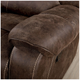 Furniture of America® Kennedy Dark Brown Manual Reclining Loveseat-2