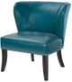 Olliix by Madison Park Blue Hilton Armless Accent Chair-0