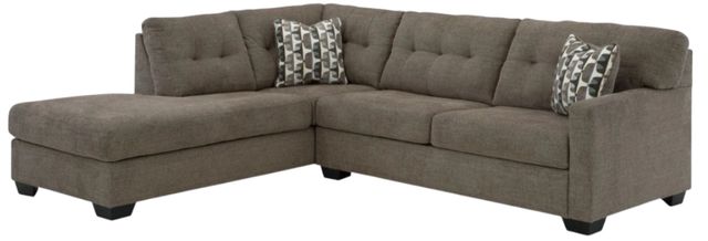 Signature Design by Ashley® Mahoney 2-Piece Chocolate Left-Arm Facing Sectional and Chaise-0