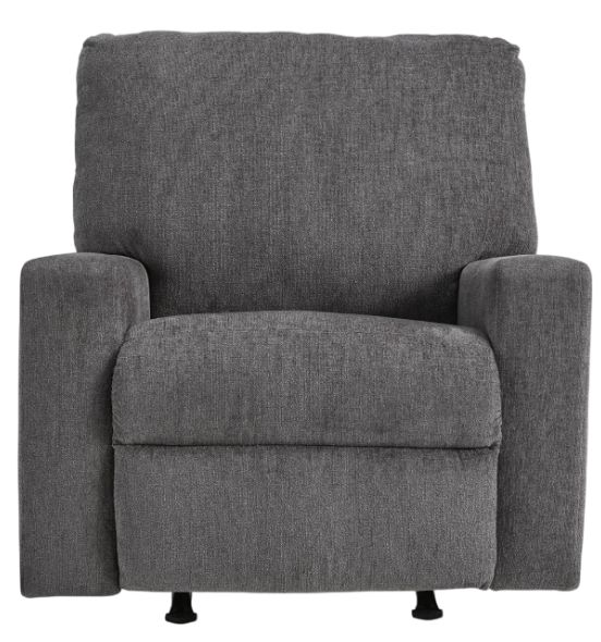 Signature Design by Ashley® Rannis Pewter Manual Rocker Recliner-2