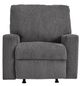 Signature Design by Ashley® Rannis Pewter Manual Rocker Recliner-2