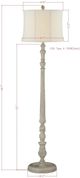Forty West Homer Gray Floor Lamp-1
