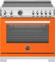 Bertazzoni Professional Series 36" Arancio Glossy Pro Style Induction Range-0
