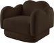 Meridian Furniture Bloom Brown Teddy Fabric Accent Chair-3
