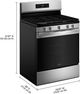 Whirlpool® 30" FingerPrint Resistant Stainless Steel Freestanding Gas Range with Air Cooking Technology-2
