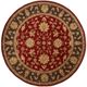 Surya Crowne Burgundy 8' Round Rug-0