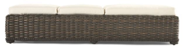 Lane Venture® South Hampton Off-White/Tuscan Brown Adjustable Chaise-1
