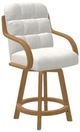 Chromcraft Customizable Ryland Swivel Bar Height Dining Stool-4