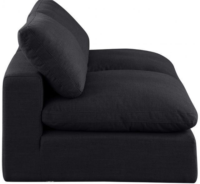 Meridian Furniture Comfy 2-Piece Black Armless Modular Loveseat-3