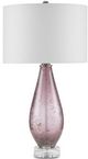 Currey & Company Optimist Off-White/Purple Table Lamp-1