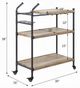 ACME Furniture Brantley Oak/Sandy Black Serving Cart-4