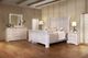 International Furniture Terra White Wood 4 Piece Queen Bed Set-4