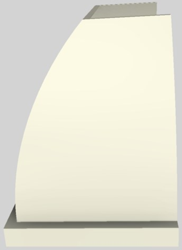 Vent-A-Hood® Designer Series 42" Biscuit Wall Mounted Range Hood-1