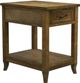 Null Furniture Salem Brown Rectangular End Table-0