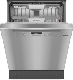 Miele 24" Clean Touch Steel Front Control Built In Dishwasher 