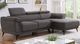 Furniture of America® Napanee 2-Piece Dark Gray Right-Arm Facing Sectional and Chaise-2