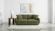 Coaster® Elysia 2-Piece Green Upholstered Modular Lounge Loveseat-1