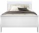 Global Furniture USA Charlie White Full Sleigh Bed with LED-1