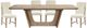 Mazin Furniture Wilshire 5-Piece Natural Oak Dining Set-1