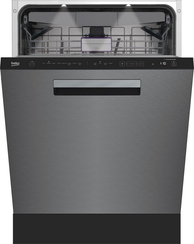 Beko 24" Fingerprint-Free Stainless Steel Top Control Built In Dishwasher-0