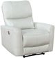 Coaster® Greenfield Ivory Upholstered Power Recliner Chair-0