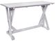 C R Plastics Harvest 72" White Bar Table-0