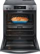 Frigidaire Gallery® 30" Smudge-Proof® Black Stainless Steel Slide-In Electric Range-4