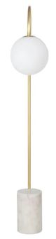 Renwil® Merlot Satin Brass Floor Lamp-2