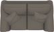La-Z-Boy® Pembroke Granite Loveseat with Brass Nailhead Trim-4