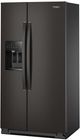 Whirlpool® 36" 20.9 Cu. Ft. Black Stainless Steel Counter Depth Side by Side Refrigerator-2