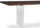 Century® Customizable Details Live Edge 86" Slab Dining Table with Acrylic Base-1