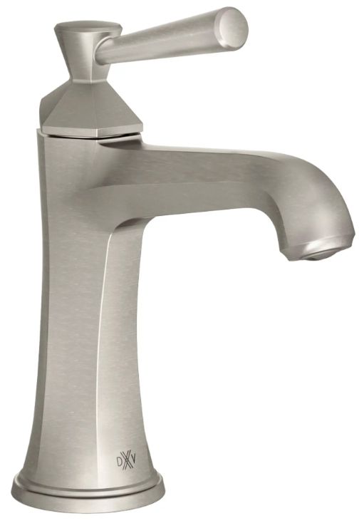 DXV Fitzgerald Brushed Nickel Single Handle Bathroom Faucet with Lever Handle-0