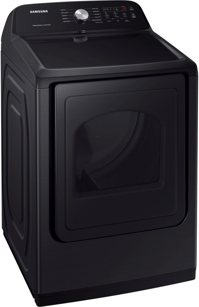 Samsung 5100 Series 7.4 Cu. Ft. Brushed Black Front Load Electric Dryer-1