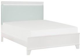 Mazin Furniture Kerren White Full Bed-1