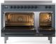 Ilve® Nostalgie II Series 48" Blue Grey Pro Style Induction Range-2